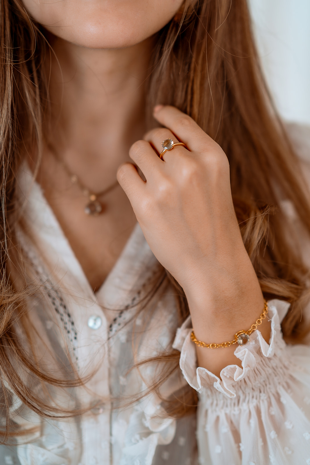 Full Moon Bracelet Bracelets in 14K Gold with Zultanite