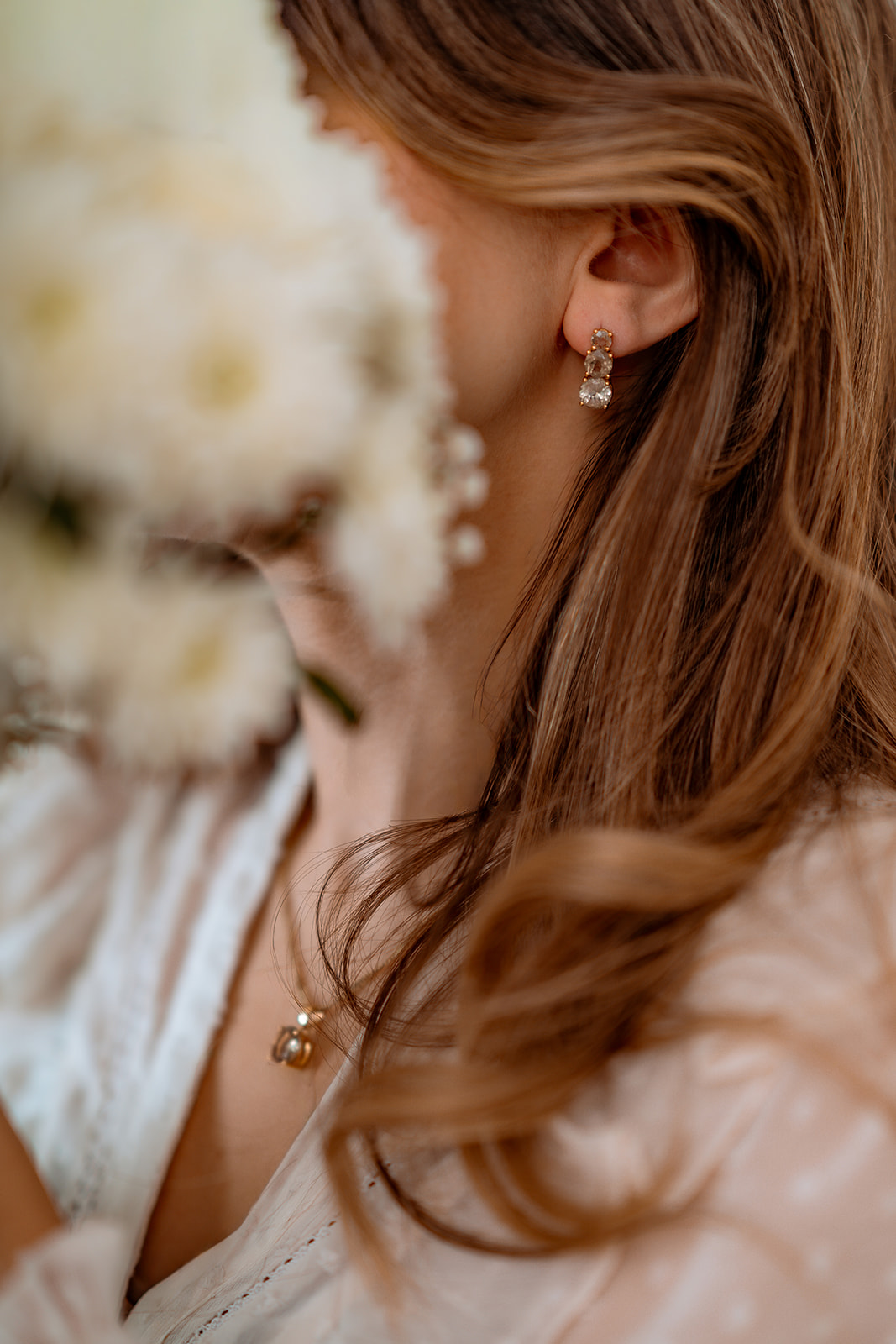 Lunar Eclipse Earrings Earrings in 14K Gold with Zultanite