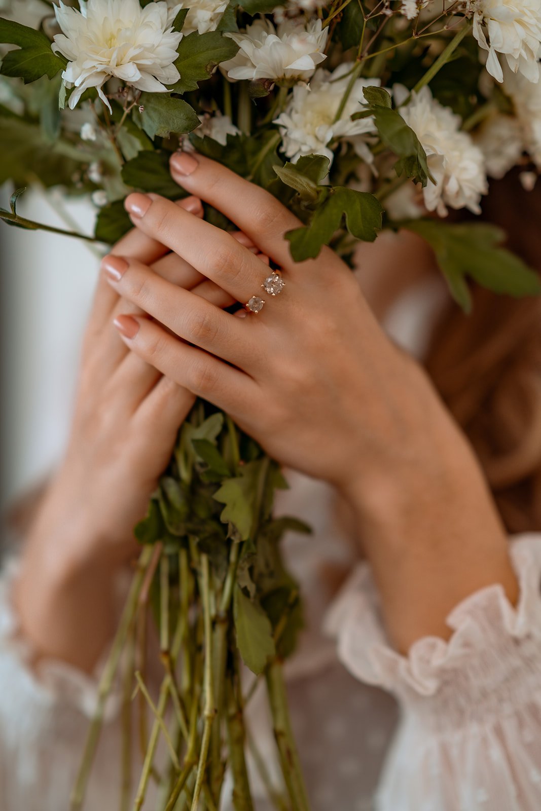 Satellite Ring Ringen in 14K Gold with Zultanite